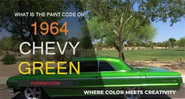 Finding the Right Paint Code for Your 1964 Chevy Green