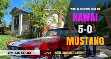 Decoding the Iconic Paint Code of Hawaii Five-O's Mustang