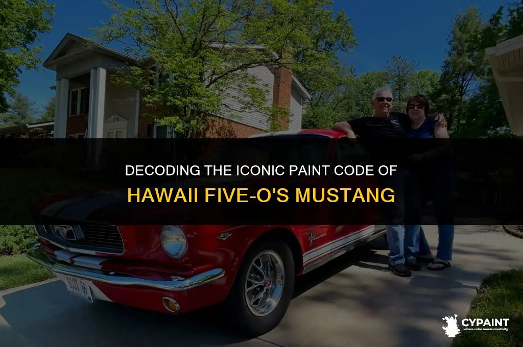 what is the paint code on hawai 5-0 mustang