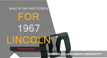 Lincoln Paint Code W: Uncovering the 1967 Mystery
