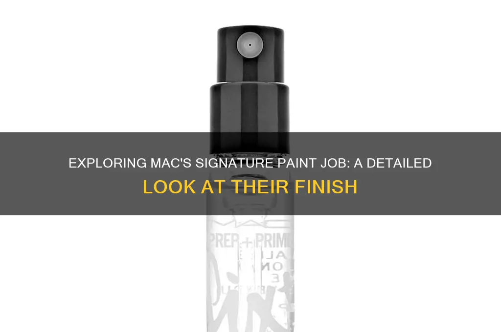 what is the paint job that mac have