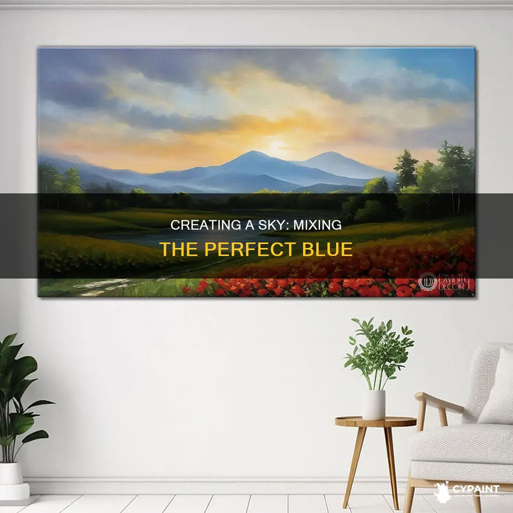 what is the paint mixed for a natural sky