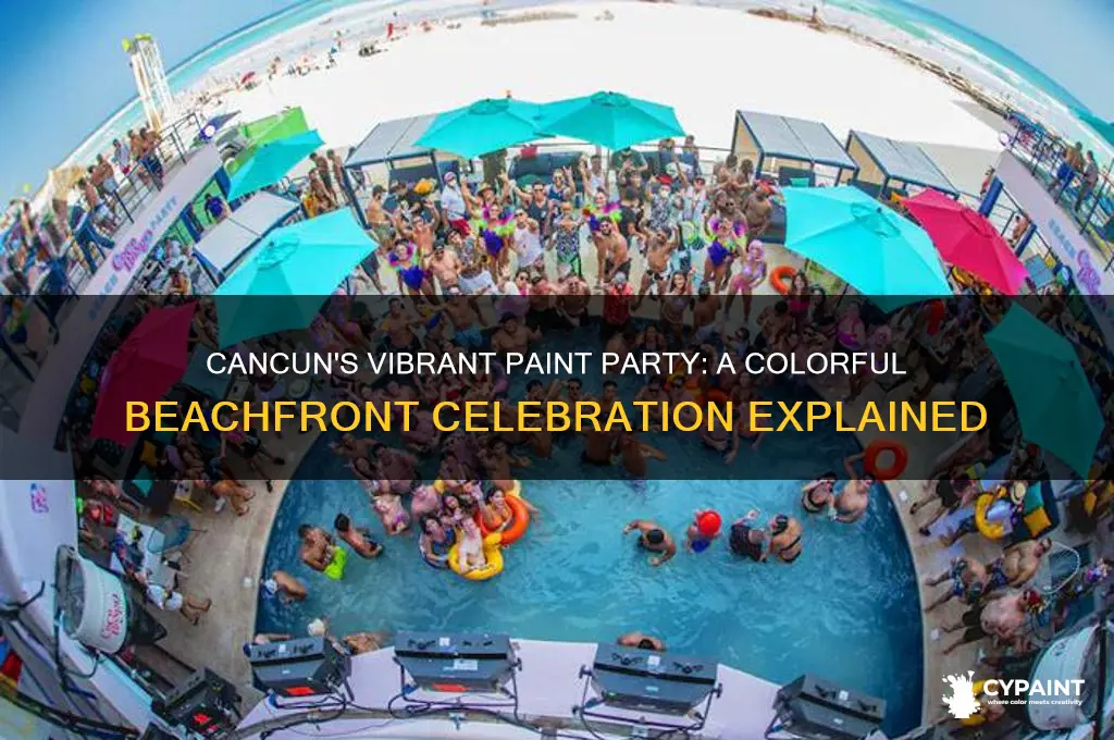 what is the paint party at cancun