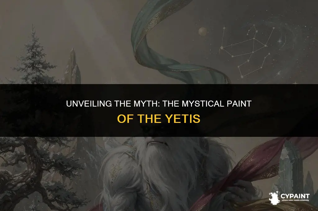 what is the paint that they dip the yetis in