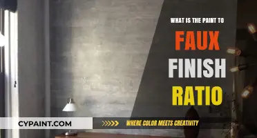 Mastering Faux Finishes: Ideal Paint to Glaze Ratio Explained