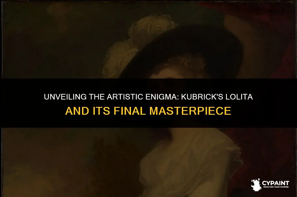 what is the painting at the end of lolita kubrick