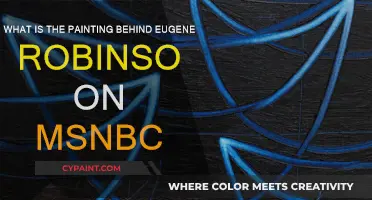 The Painting Behind Eugene Robinson on MSNBC