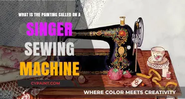 Stitching Melodies: The Artful Singer Sewing Machine Paintings