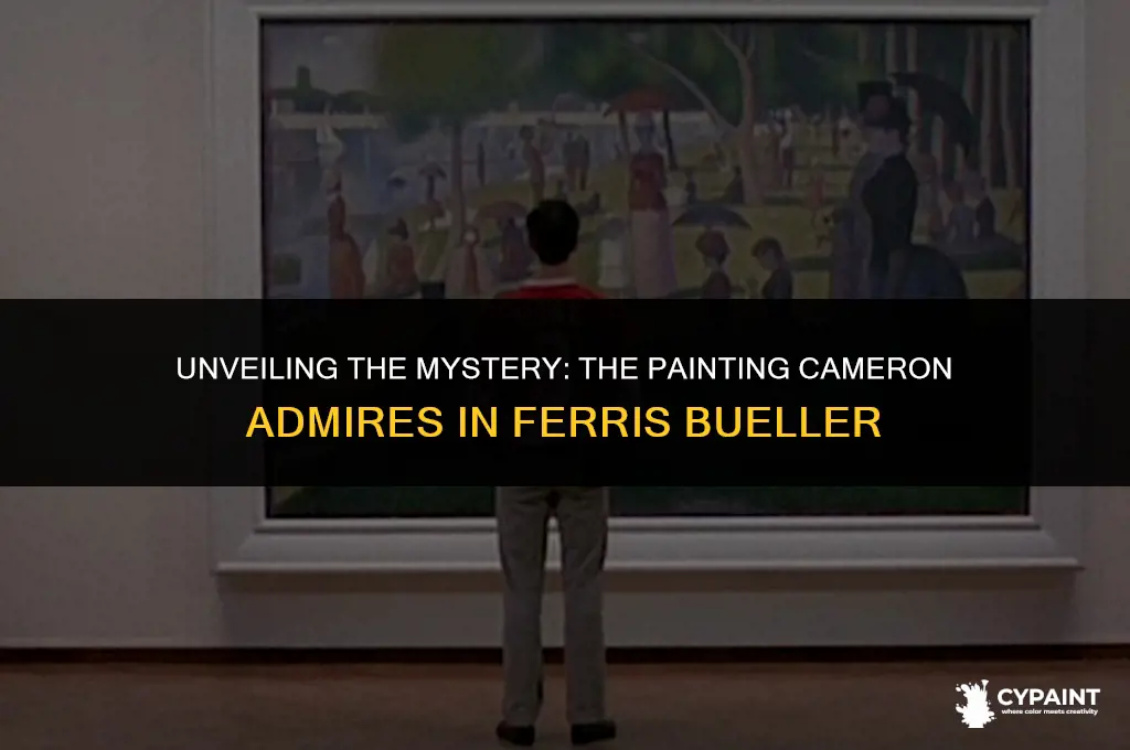 what is the painting cameron stares at in ferris bueller