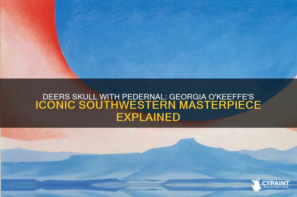 what is the painting deers skull with pedernal