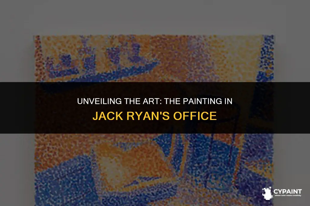 what is the painting featured in reyes office jack ryan
