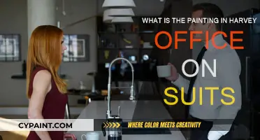 Suits' Artistic Twist: Harvey's Office Painting
