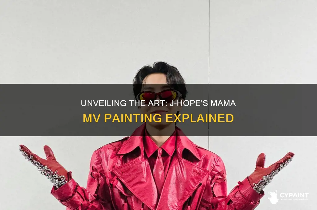 what is the painting in jhope mama mv