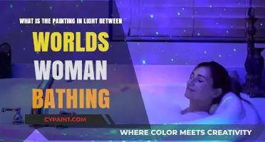 Luminous Realms: The Mystique of a Woman Bathing in Light