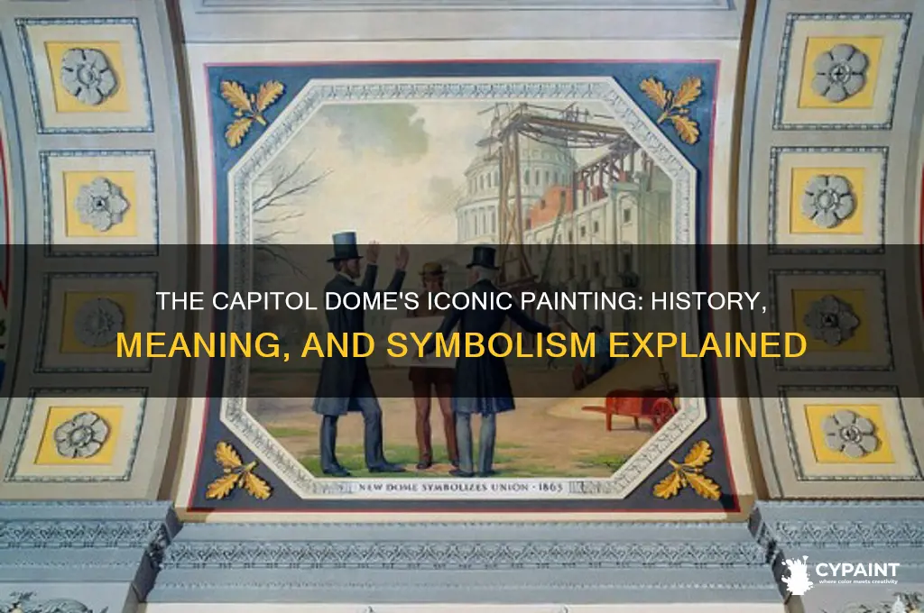 what is the painting in the capitol dome