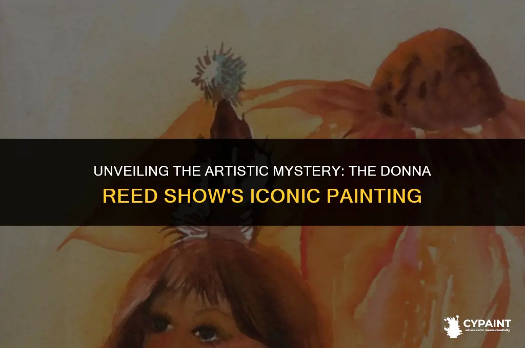 what is the painting in the donna reed show opening