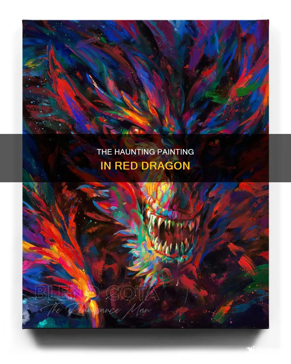 what is the painting in the movie red dragon