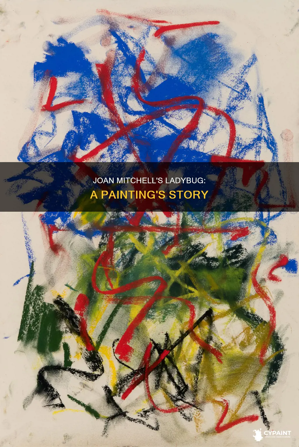what is the painting ladybug by joan mitchell about