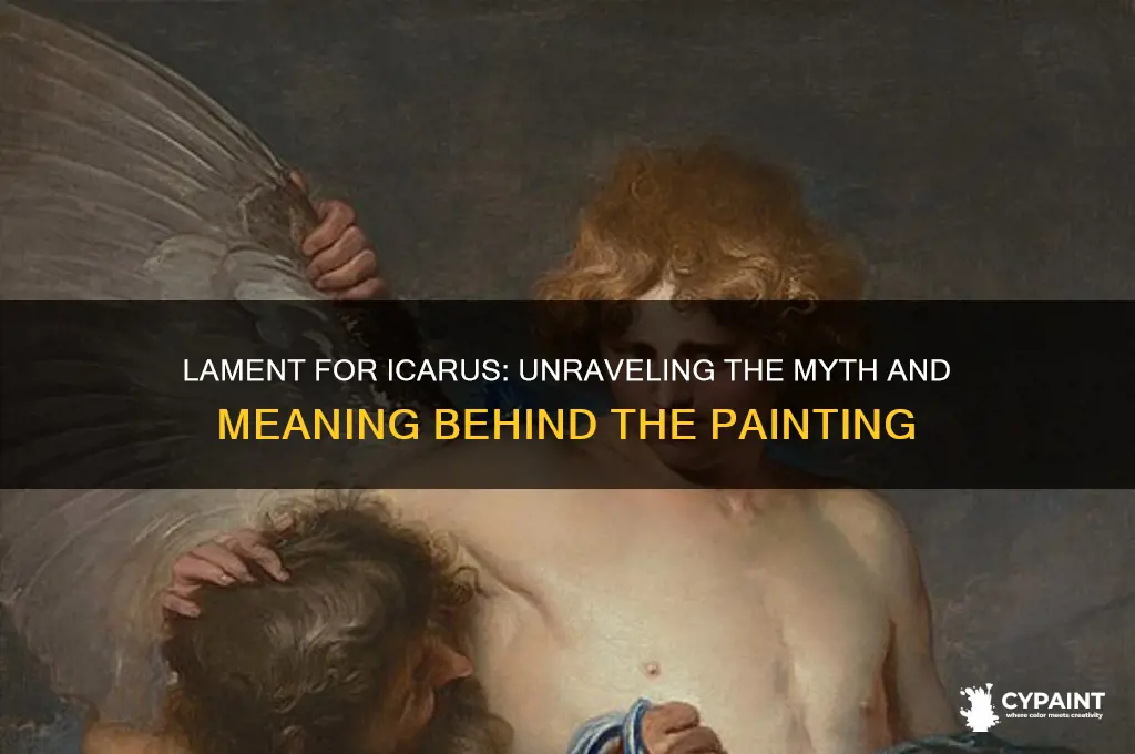 what is the painting lament for icarus about