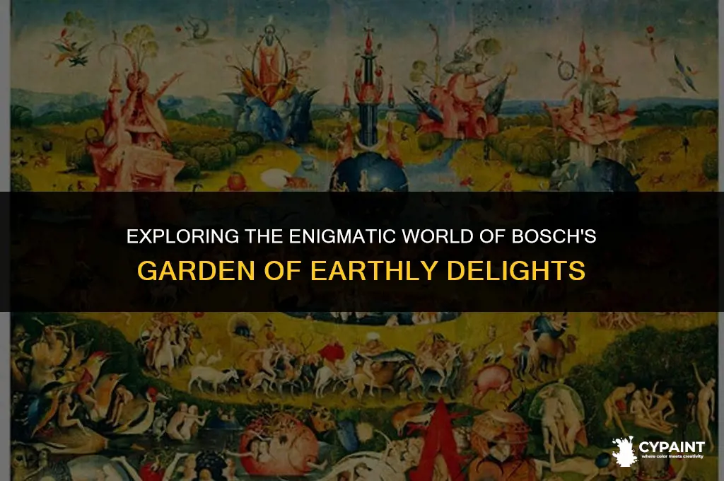 what is the painting the garden of earthly delights about