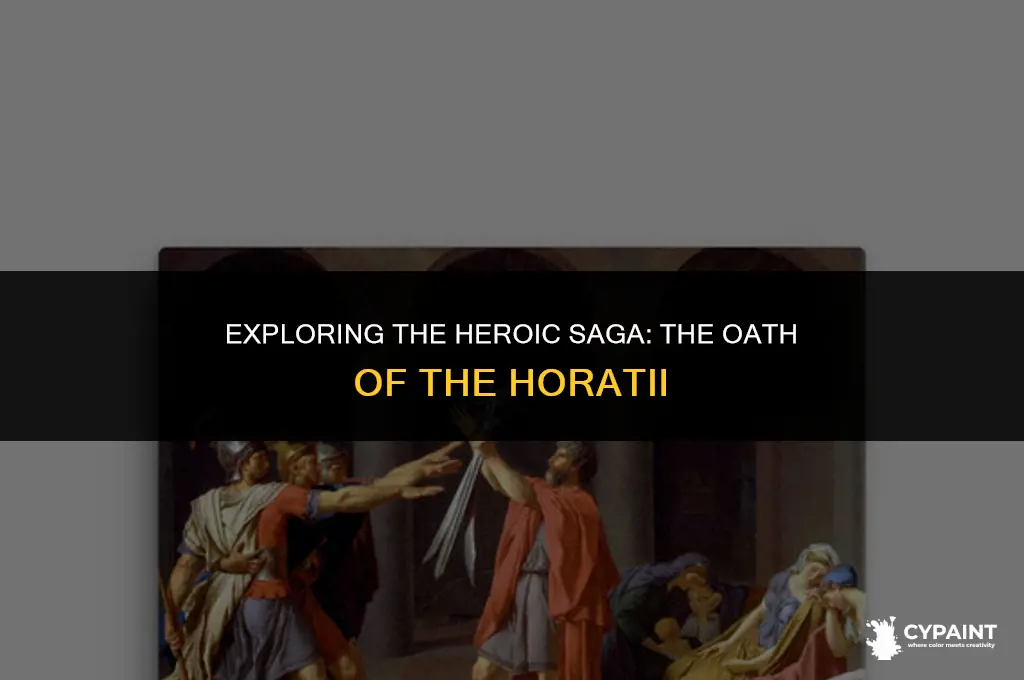 what is the painting the oath of the horatii about