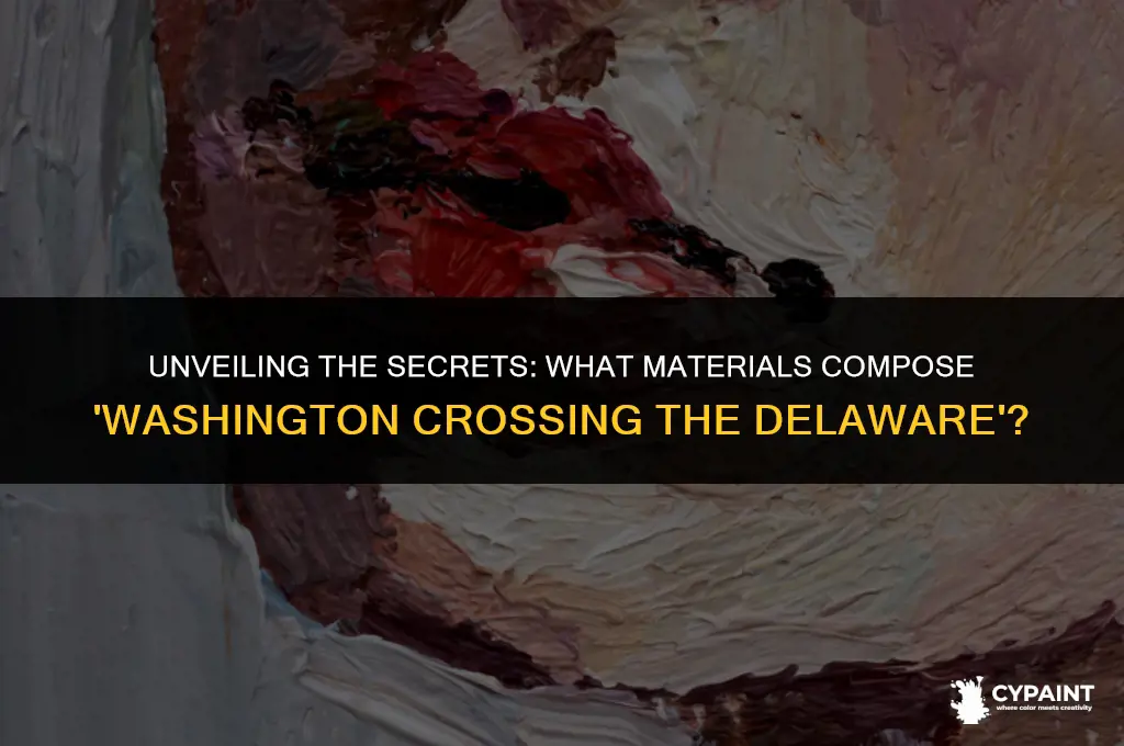 what is the painting washington crossing the deaware made of