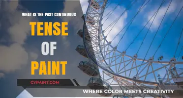 Exploring the Past Continuous Tense of Paint: Grammar Made Easy