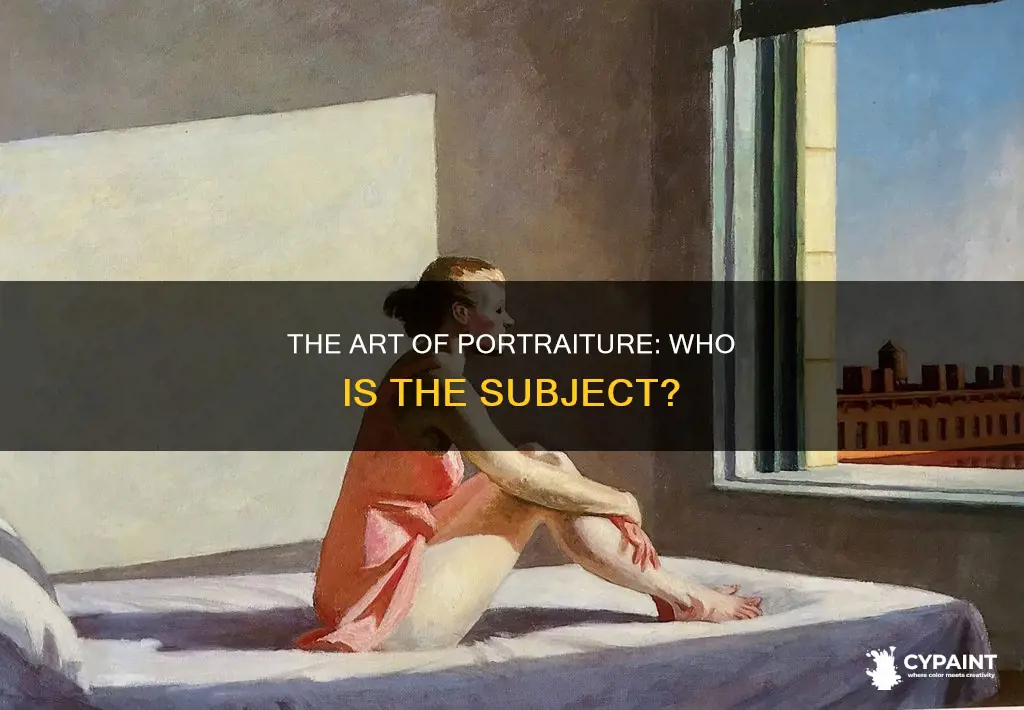 what is the person who is being painted called