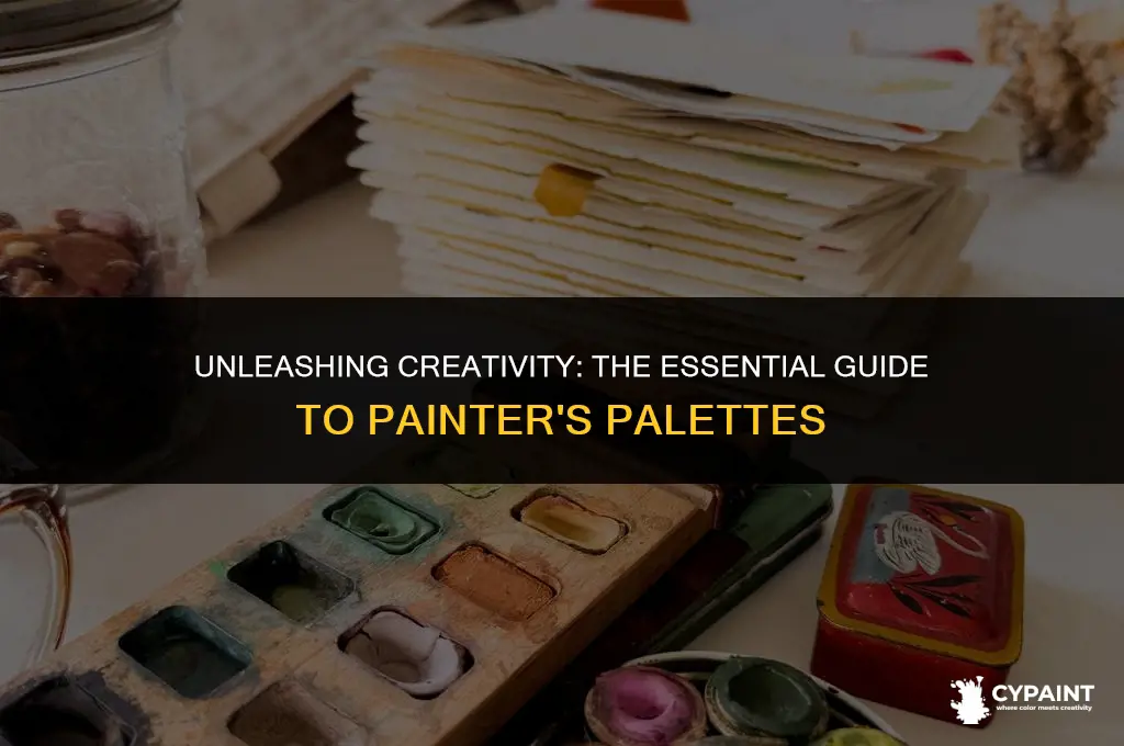 what is the plate thing that you put paint on