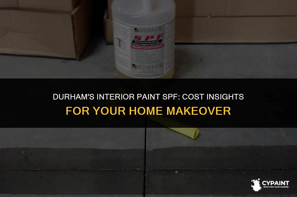 what is the price for interior paint spf in durham