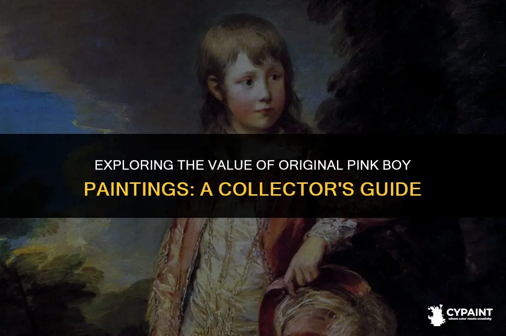 what is the price of a original pink boy painting