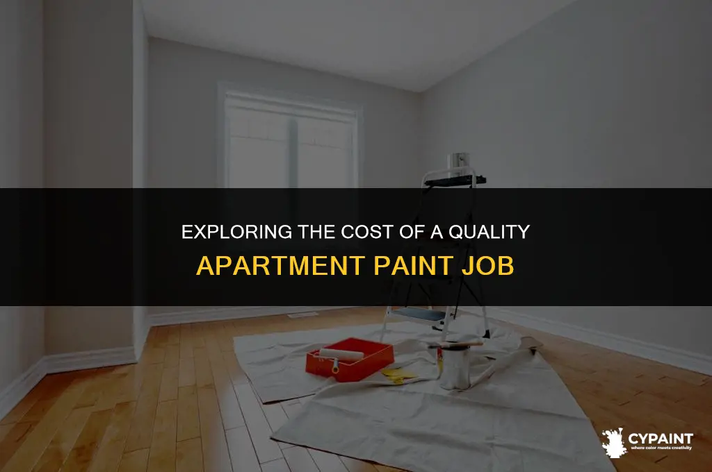 what is the price of an acceptable paint job apartment