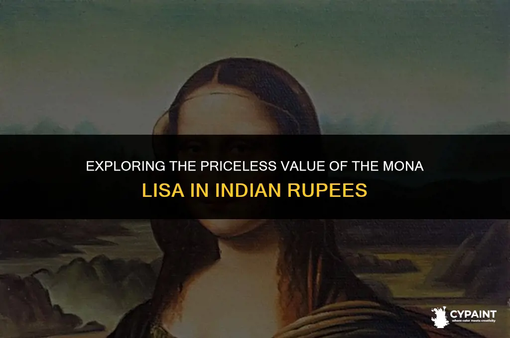 what is the price of monalisa painting in indian rupees