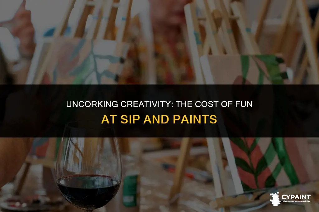 what is the price per person at sip and paints
