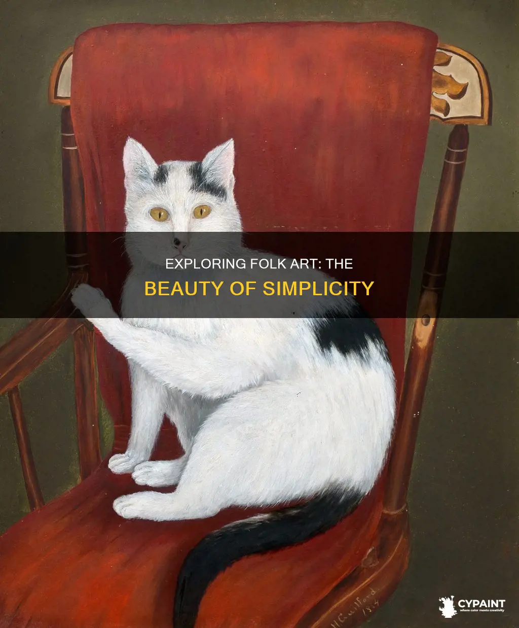 what is the primary aesthetic of folk art paintings