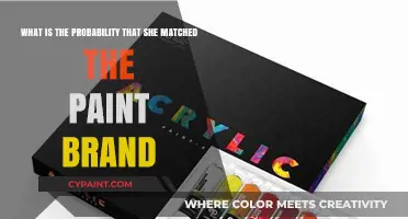 Decoding Color Matches: A Statistical Look at Paint Brand Probabilities