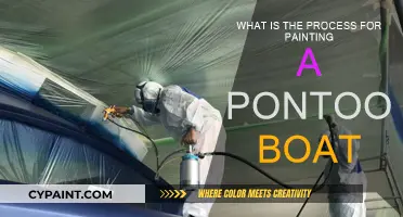 Pontoon Boat Painting: Preparation and Process