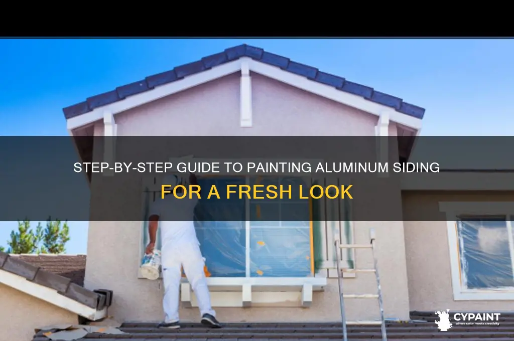 what is the process of painting aluminum siding