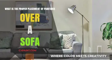 Elevate Your Living Room: The Art of Perfectly Placed Paintings Over a Sofa
