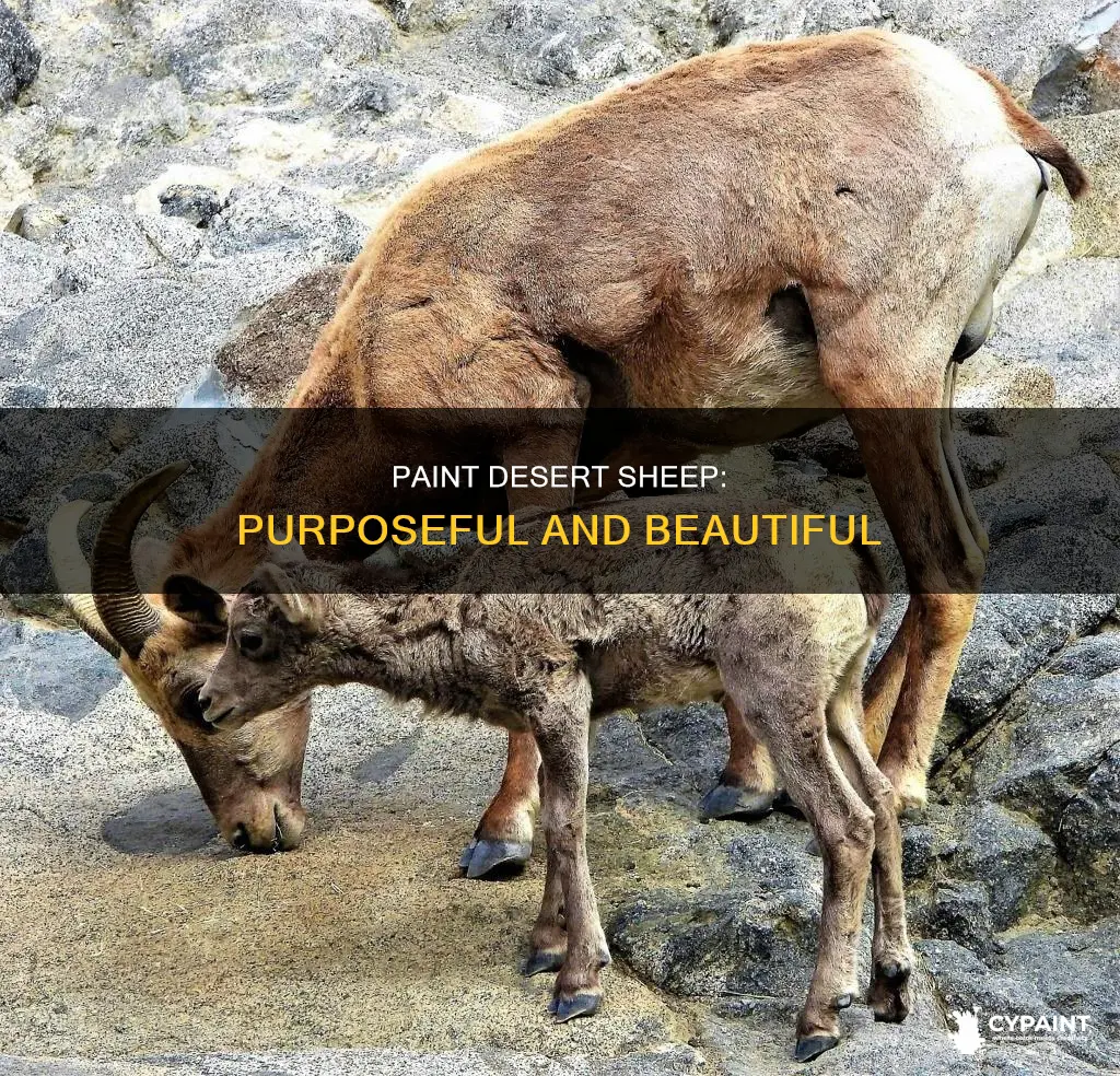 what is the purpose of a paint desert sheep
