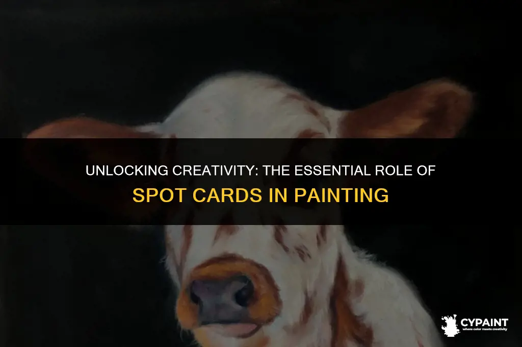 what is the purpose of a spot card in painting