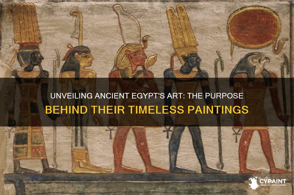 what is the purpose of ancient egypt painting