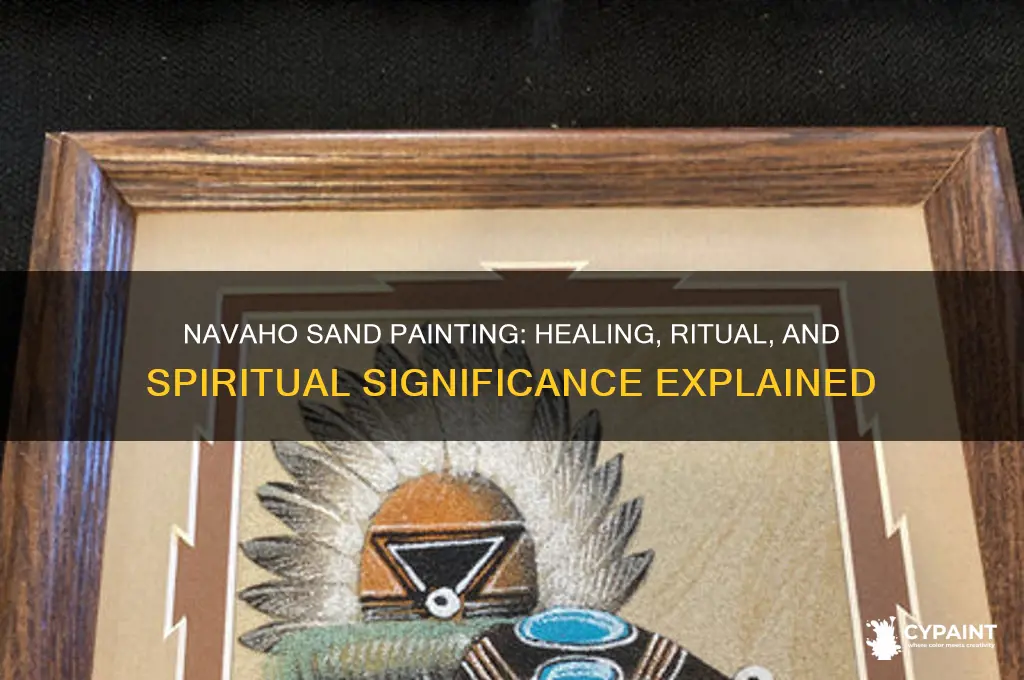 what is the purpose of navaho sand painting