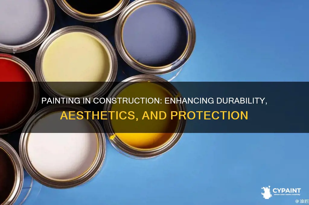 what is the purpose of painting in construction