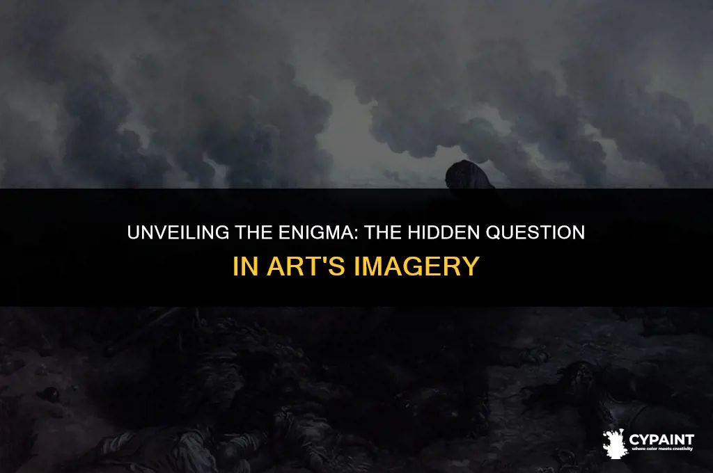 what is the question underlying the imagery in the painting