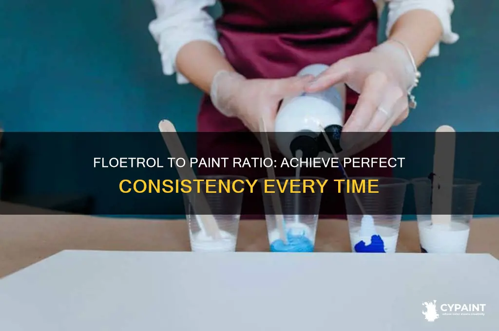 what is the ratio of floetrol to paint