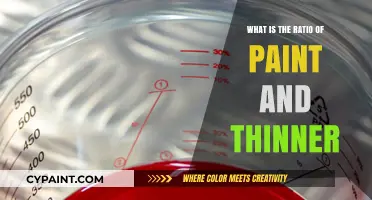 Perfect Paint and Thinner Ratio: A Comprehensive Mixing Guide