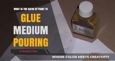 Mastering the Art of Pouring: Paint to Glue Medium Ratio Revealed