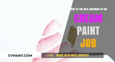 Decoding the Sweet Mystery: What's Behind an Ice Cream Paint Job?