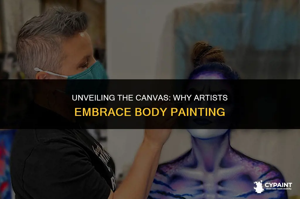 what is the reason for artists to paint their arms